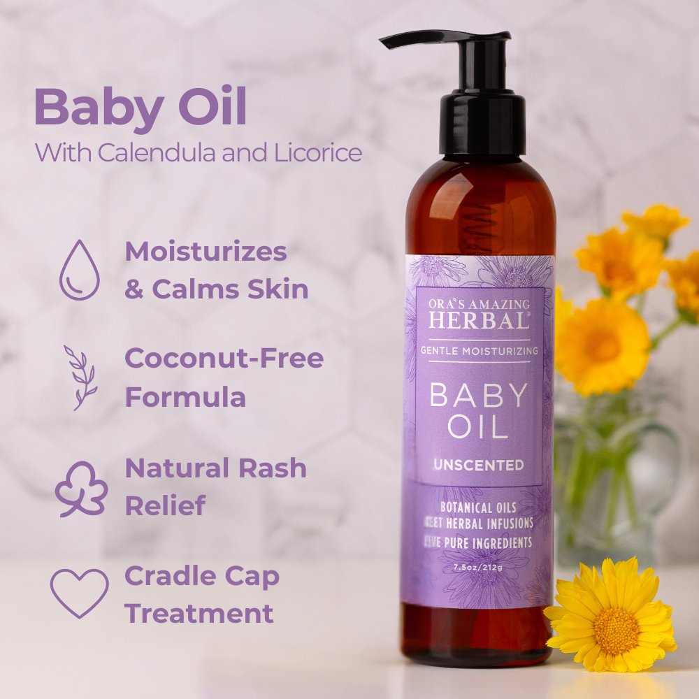 Baby Oil With Calendula and Licorice