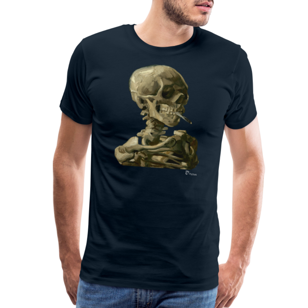 Van Gogh T-shirt med Skalle med brinnande cigarett 1886