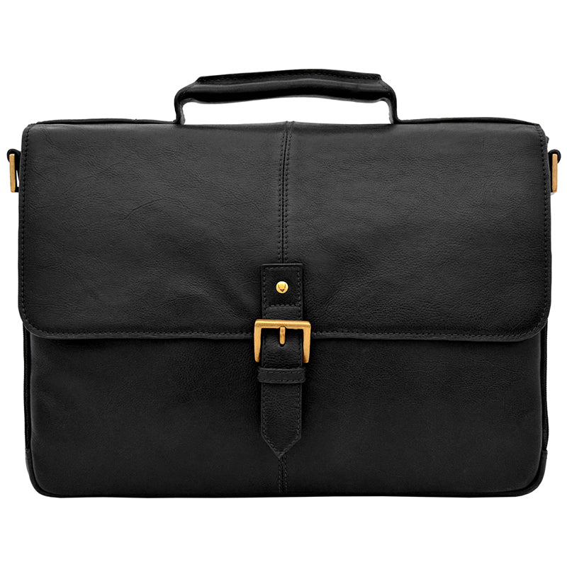Skórzana teczka na laptopa 15" Hidesign Charles, torba do pracy