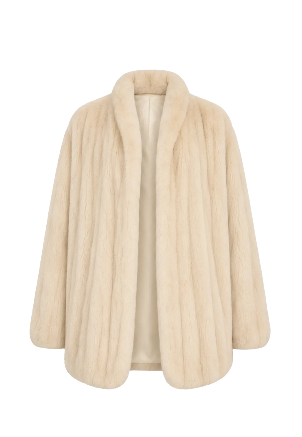 Warm Coffee Mink Retro Imported Stand Collar Short Mink Fur Coat