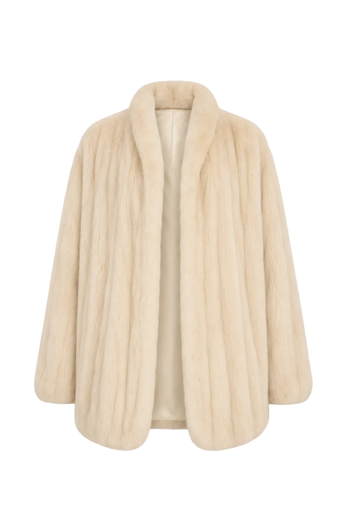 Warm Coffee Mink Retro Imported Stand Collar Short Mink Fur Coat