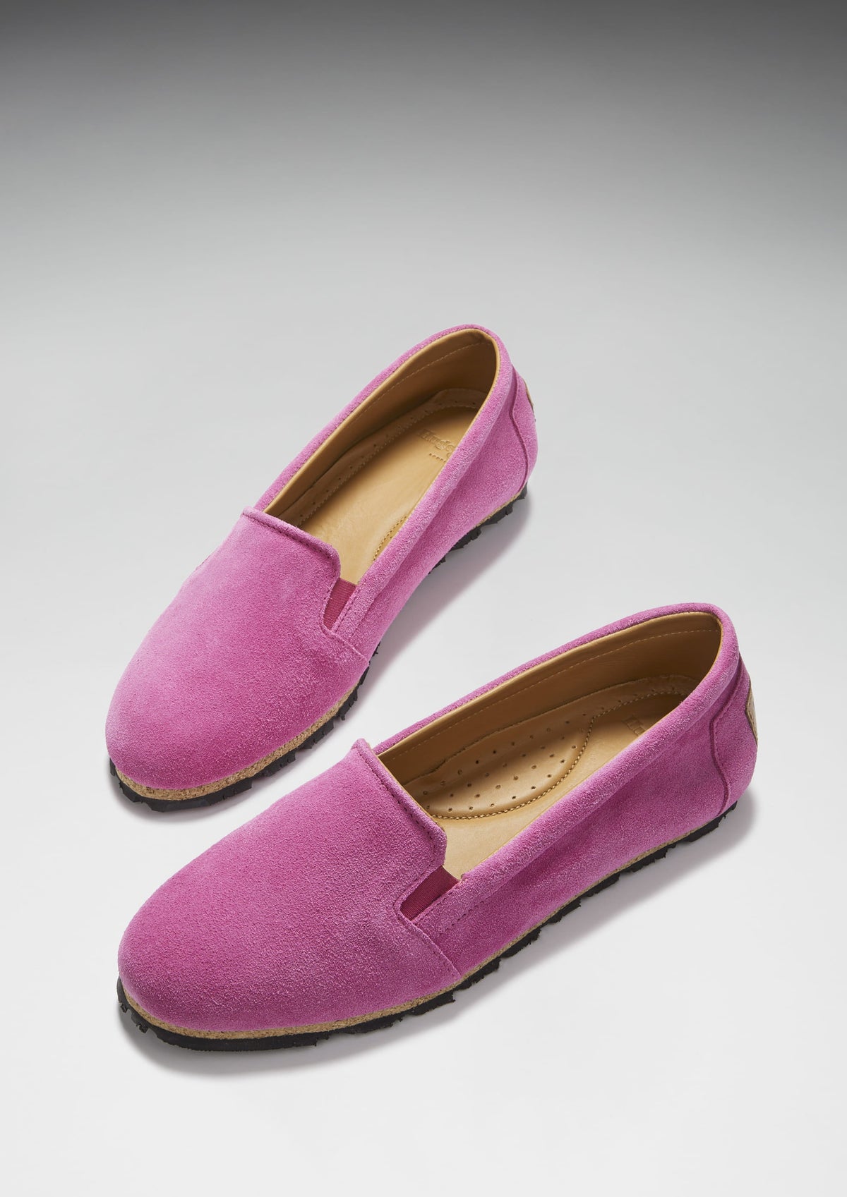 Damskie espadryle Continental, zamsz w kolorze cukierkowego różu
