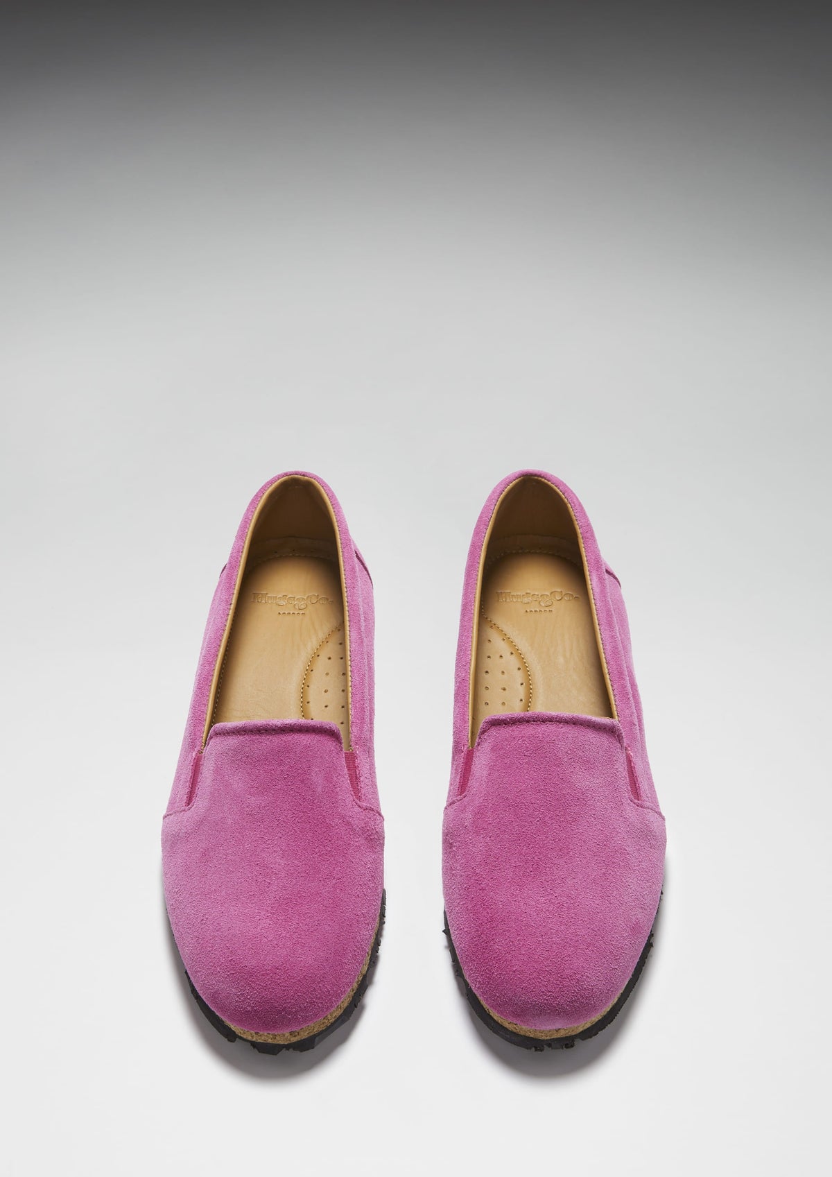 Damskie espadryle Continental, zamsz w kolorze cukierkowego różu