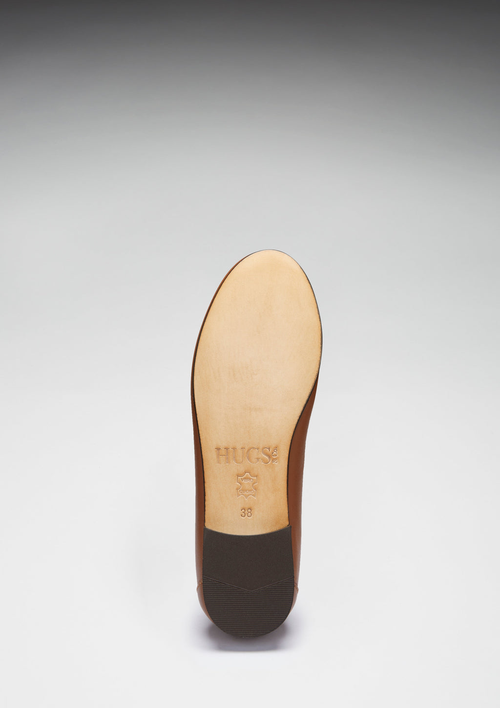Women's Penny Loafers Leather Sole, Tan Leather