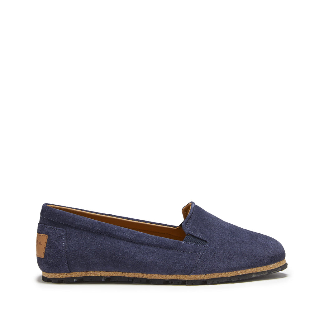 Women's Continental Espadrilles, Navy Blue Suede