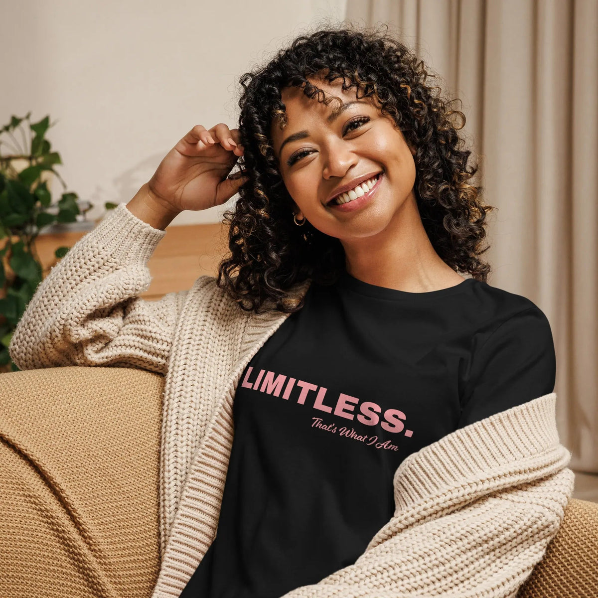 Camiseta de corte holgado Camiseta holgada para mujer LIMITLESS