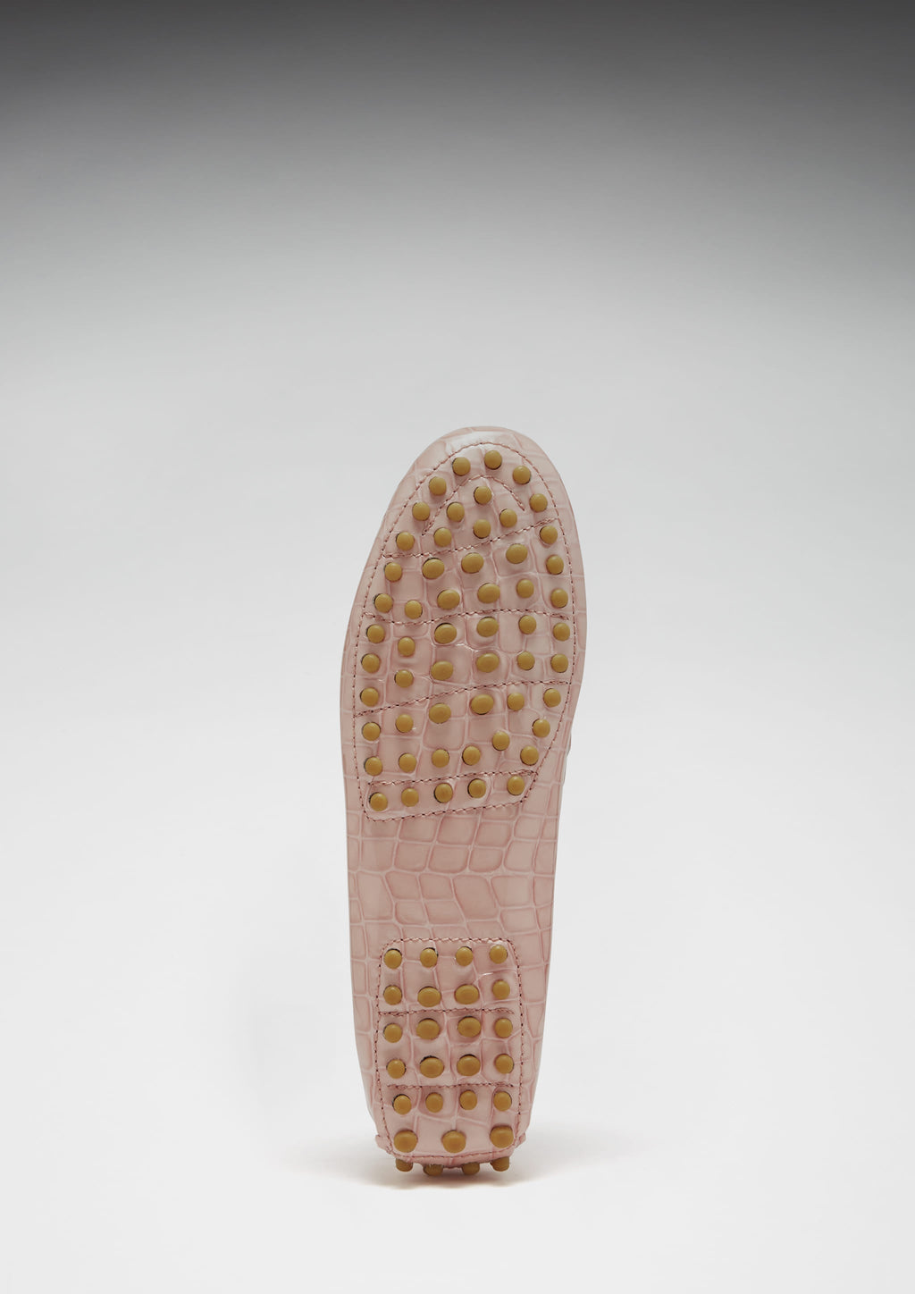 Women's Penny Driving Loafers, Powder Pink Print Patent Leather