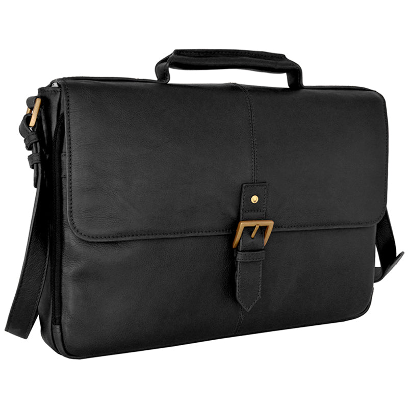 Skórzana teczka na laptopa 15" Hidesign Charles, torba do pracy