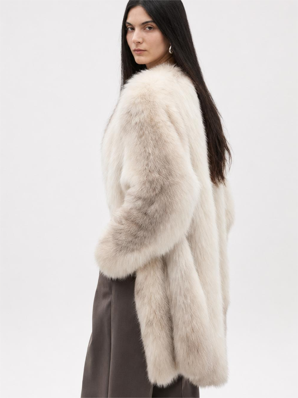 Yukino Dream Imported Colorful Fox Fur Coat From Finland