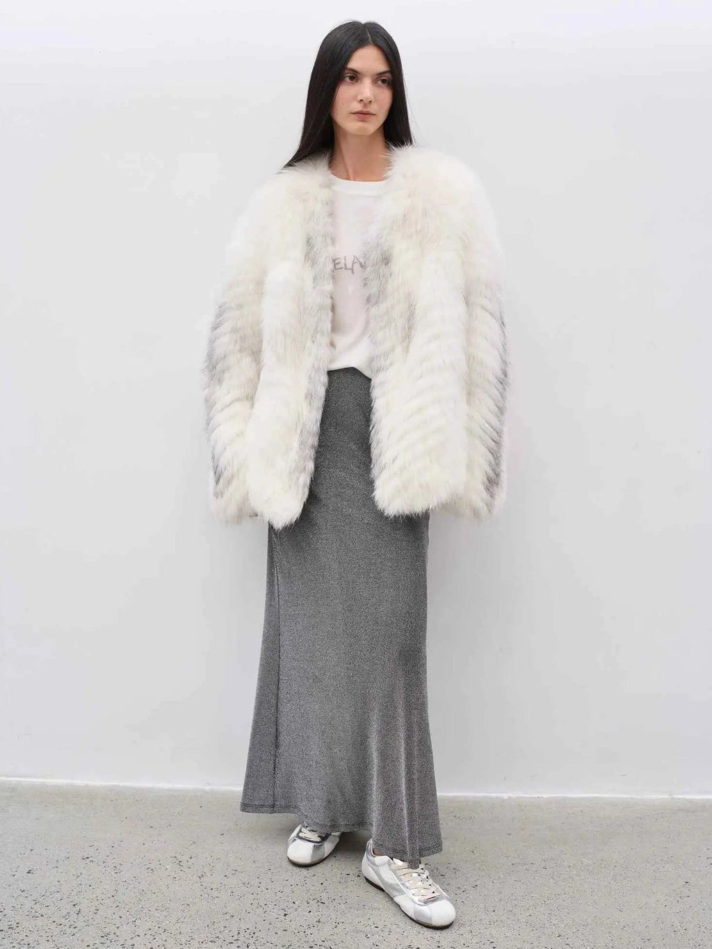 Yukino Dream Imported Colorful Fox Fur Coat From Finland