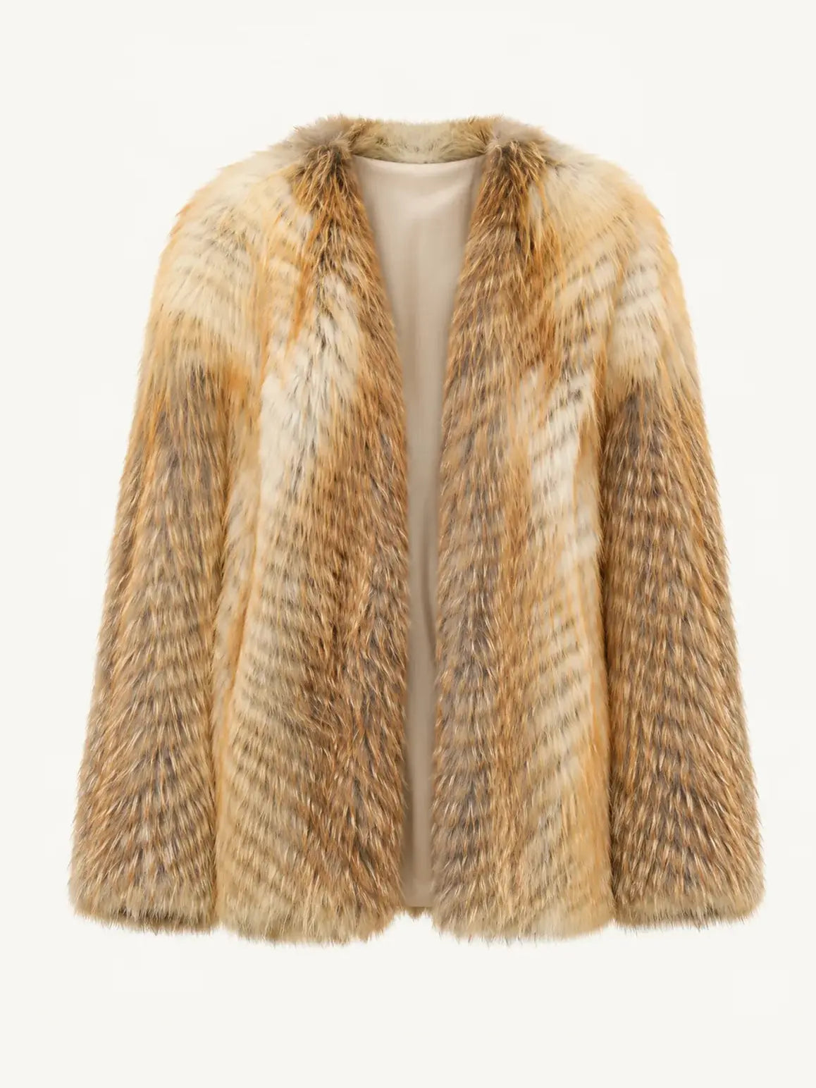 Yukino Dream Imported Colorful Fox Fur Coat From Finland