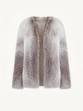 Yukino Dream Imported Colorful Fox Fur Coat From Finland